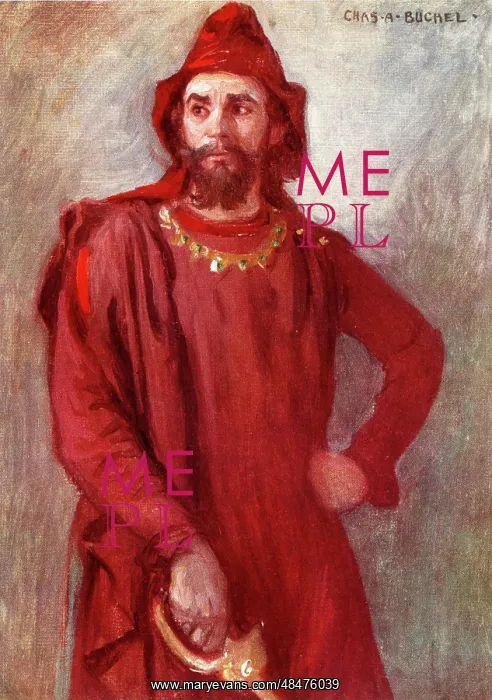 : Lyn Harding as Antonio, The Tempest, Shakespeare : Lyn Harding as Antonio, The Tempest, Shakespeare