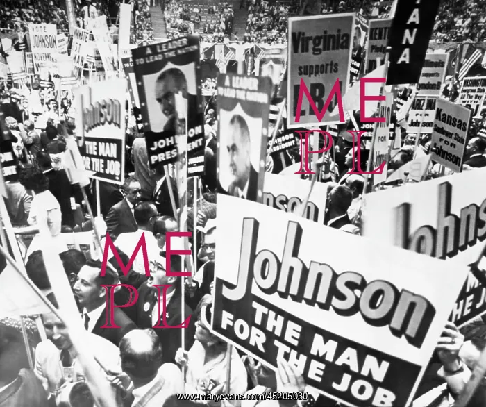 : Lyndon Johnson. Delegates supporting US ? : Lyndon Johnson. Delegates supporting US ?