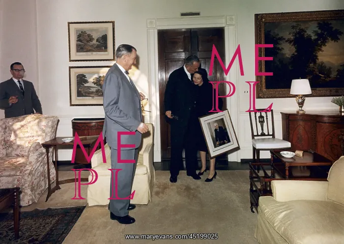  : Lyndon and Lady Bird Johnson moving into ?