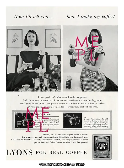 : Lyons coffee advertisement : Lyons coffee advertisement