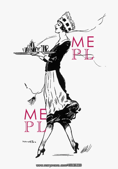 : LYONS GIRL WITH TEA POT : LYONS GIRL WITH TEA POT