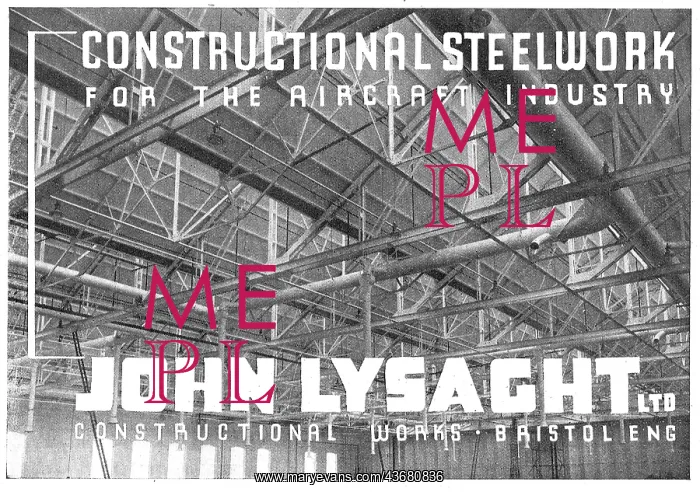 : Lysaght Constructional Steelwork For The Aircraft Industry : Lysaght Constructional Steelwork For The Aircraft Industry