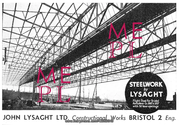: Lysaght Constructional Steelwork For The Aircraft Industry : Lysaght Constructional Steelwork For The Aircraft Industry