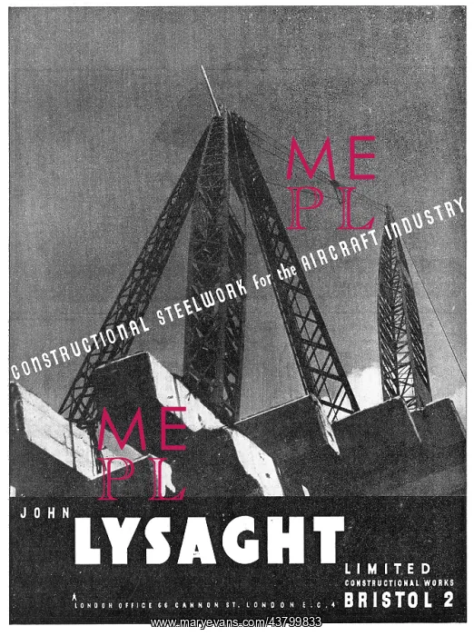 : Lysaght Constructional Steelwork For The Aircraft Industry : Lysaght Constructional Steelwork For The Aircraft Industry