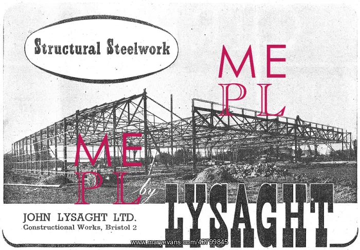 : Lysaght Constructional Steelwork For The Aircraft Industry : Lysaght Constructional Steelwork For The Aircraft Industry