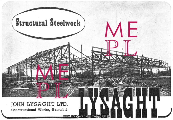 : Lysaght Constructional Steelwork For The Aircraft Industry : Lysaght Constructional Steelwork For The Aircraft Industry