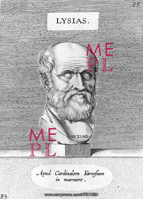 : LYSIAS (450? - 380 BC), Athenian orator who, being in straitened circumstances : LYSIAS (450? - 380 BC), Athenian orator who, being in straitened circumstances