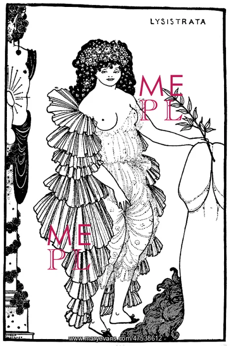 : Lysistrata by Aubrey Beardsley : Lysistrata by Aubrey Beardsley