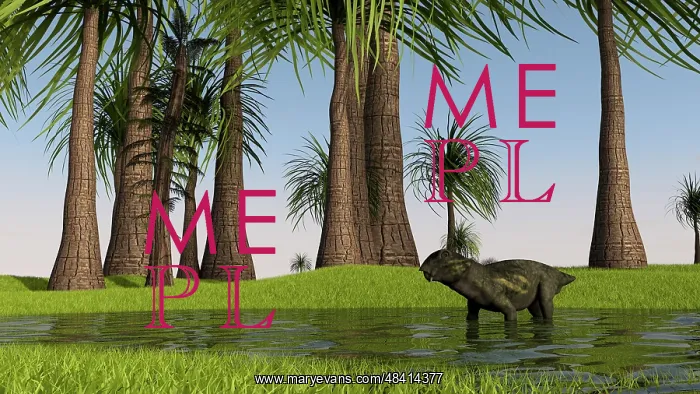  : Lystrosaurus in shallow water