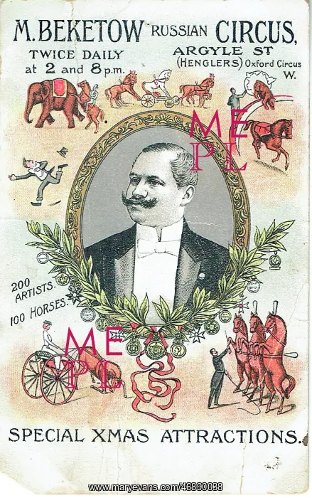 : M Beketow Russian Circus : M Beketow Russian Circus
