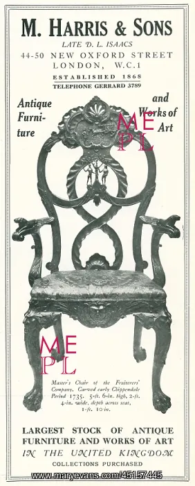 : M. Harris and Sons Advertisement : M. Harris and Sons Advertisement