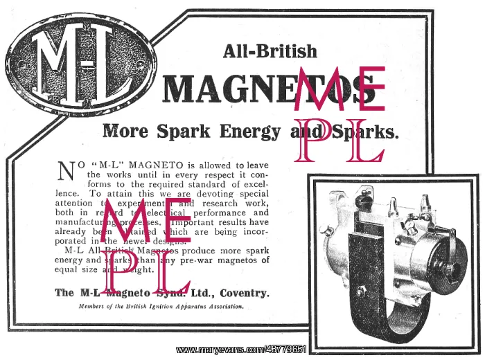 : M-L Aero Engine Magnetos : M-L Aero Engine Magnetos