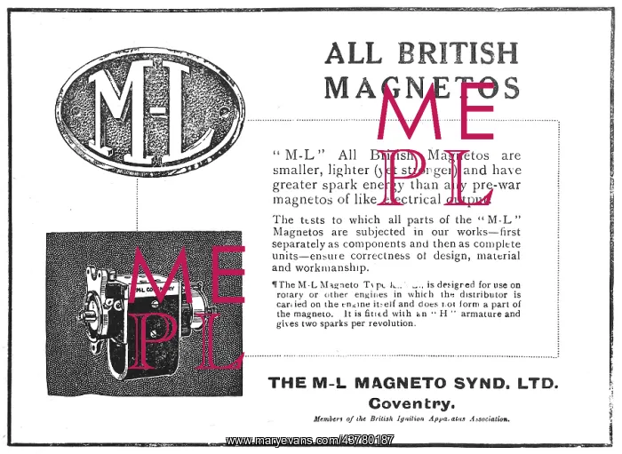 : M-L Aero Engine Magnetos : M-L Aero Engine Magnetos