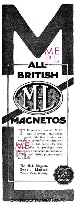: M-L All British Aero Engine Magnetos : M-L All British Aero Engine Magnetos
