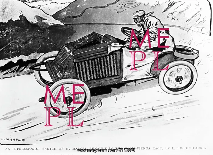 : M Marcel Renault in the Paris to Vienna Race : M Marcel Renault in the Paris to Vienna Race