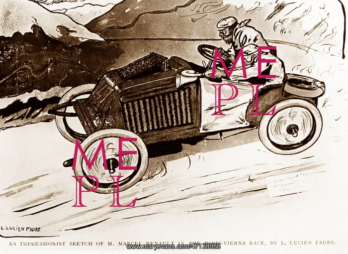 : M Marcel Renault in the Paris to Vienna Race : M Marcel Renault in the Paris to Vienna Race