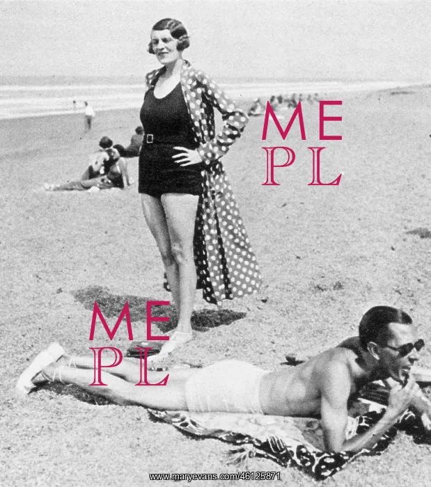 : M. and Mme. Dubonnet at the Miramar beach, Biarritz : M. and Mme. Dubonnet at the Miramar beach, Biarritz
