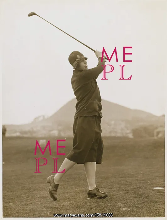  : M. Pease Golfing 1927