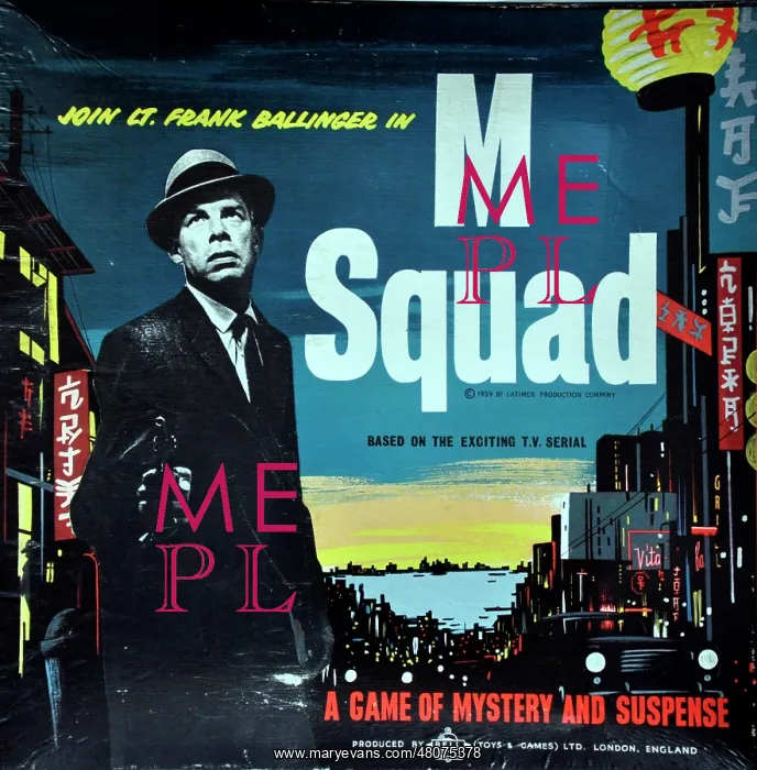 : M Squad game of mystery and suspense : M Squad game of mystery and suspense