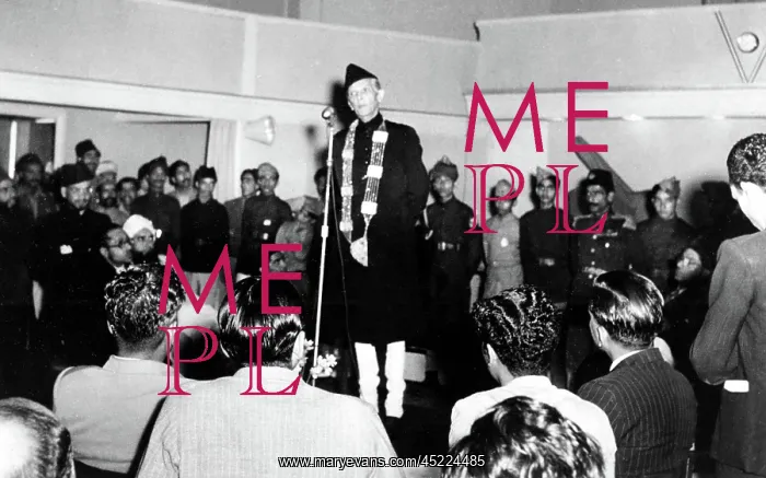 : M.A. JINNAH speaking at a recetion given ? : M.A. JINNAH speaking at a recetion given ?