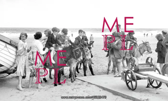  : Mablethorpe, Donkey Rides c1955