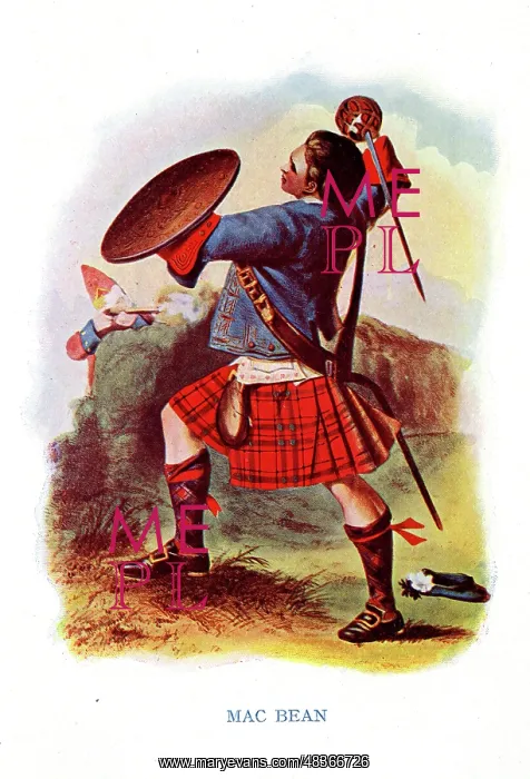 : Mac Bean, Traditional Scottish Clan Costume : Mac Bean, Traditional Scottish Clan Costume