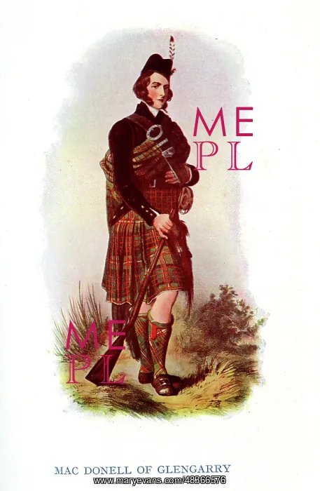 : Mac Donell of Glengarry, Traditional Scottish Clan Costume : Mac Donell of Glengarry, Traditional Scottish Clan Costume