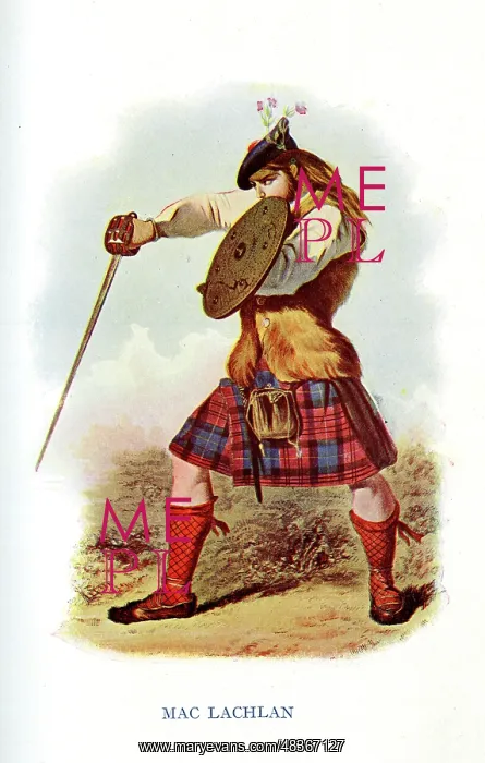 : Mac Lachlan, Traditional Scottish Clan Costume : Mac Lachlan, Traditional Scottish Clan Costume