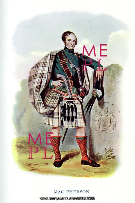 : Mac Pherson, Traditional Scottish Clan Costume : Mac Pherson, Traditional Scottish Clan Costume