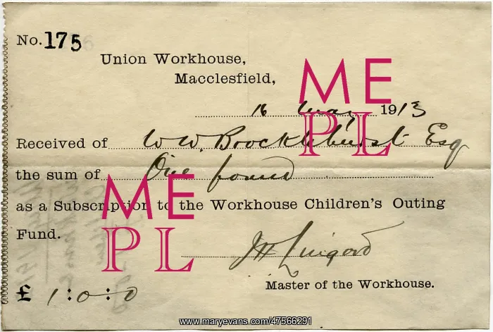: Macclesfield Workhouse Children's Outing Fund - Subscription : Macclesfield Workhouse Children's Outing Fund - Subscription