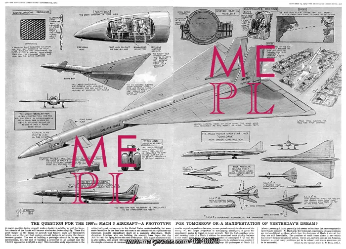 : Mach 3 Aircraft (Concorde) by G. H. Davis : Mach 3 Aircraft (Concorde) by G. H. Davis