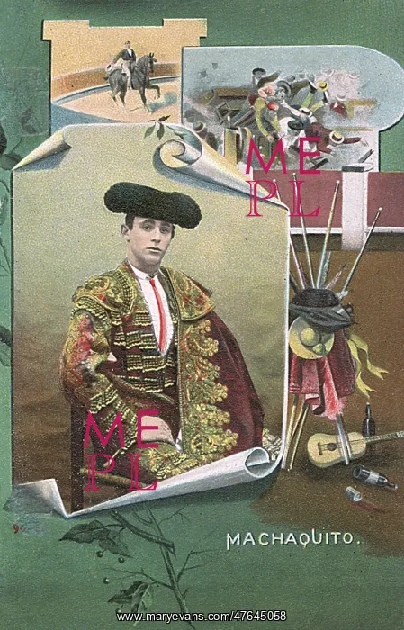 : Machaquito, Rafael Gonzalez Madrid, Spanish bullfighter : Machaquito, Rafael Gonzalez Madrid, Spanish bullfighter