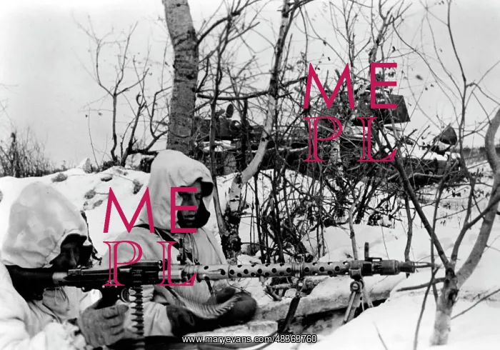 : Machine-gun guards on the Eastern Front, 1943 : Machine-gun guards on the Eastern Front, 1943