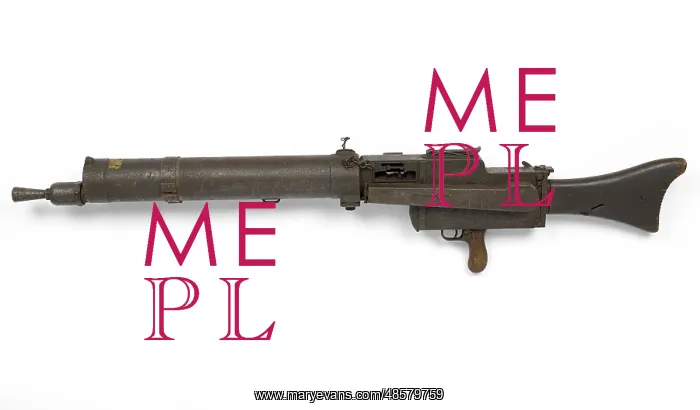 : Machine Gun, Medium, Maxim, 7.92 Mm Mg08 / 15 : Machine Gun, Medium, Maxim, 7.92 Mm Mg08 / 15
