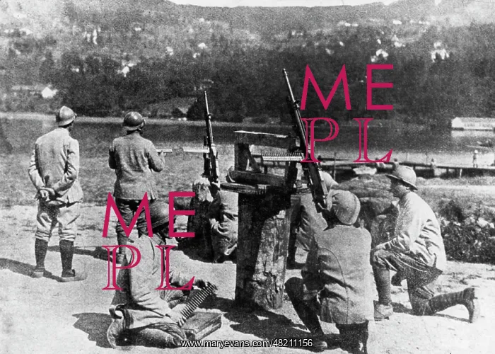 : Machine guns for antiaircraft defense, 1916 : Machine guns for antiaircraft defense, 1916