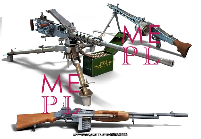 : Machine guns of WWII: The M2 Browning 50 caliber : Machine guns of WWII: The M2 Browning 50 caliber