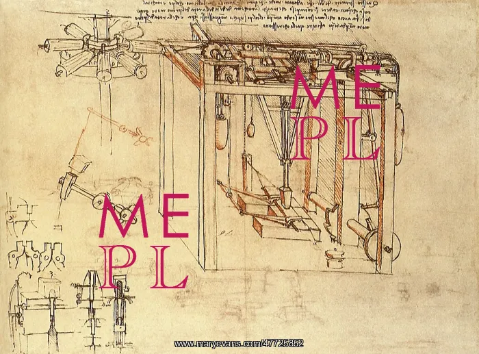: Machine for the Production of Sequins, by da Vinci : Machine for the Production of Sequins, by da Vinci