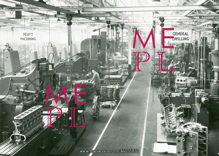 : Machine shop, Deltic production : Machine shop, Deltic production