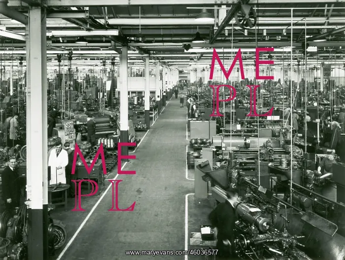 : Machine shop, Deltic production : Machine shop, Deltic production