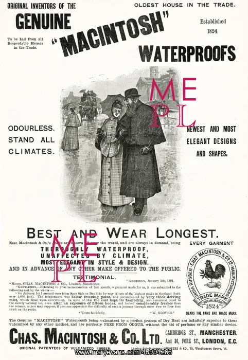 : Macintosh advertisement, 1891 : Macintosh advertisement, 1891
