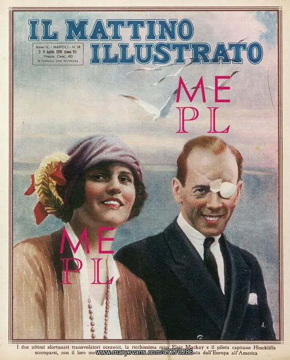 : MACKAY / HINCHCLIFFE / 1928 : MACKAY / HINCHCLIFFE / 1928