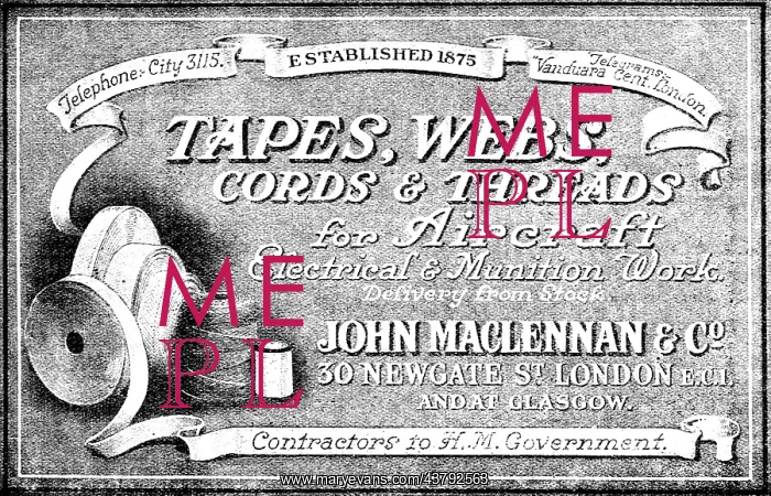  : MacLennan's Tapes, Cords & Threads For Aircraft