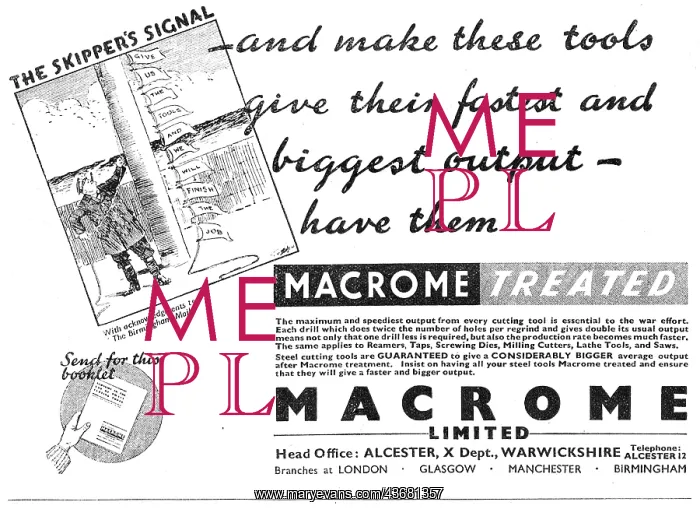 : Macrome Machine Tool Treatment : Macrome Machine Tool Treatment