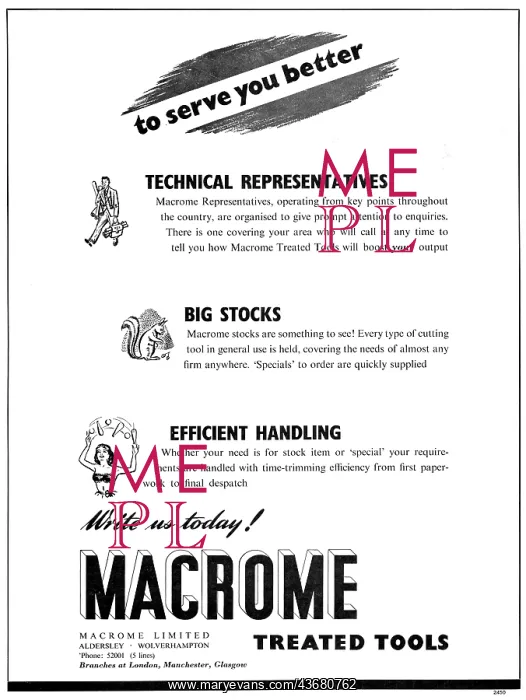 : Macrome Machine Tool Treatments : Macrome Machine Tool Treatments