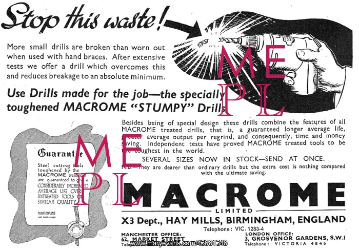: Macrome Metal Treatments For Machine & Hand Tools : Macrome Metal Treatments For Machine & Hand Tools