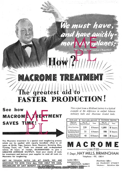 : Macrome Metal Treatments For Machine Tools : Macrome Metal Treatments For Machine Tools