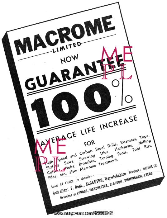  : Macrome Tool Treatment