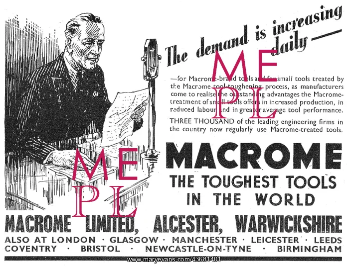  : Macrome Tool Treatment