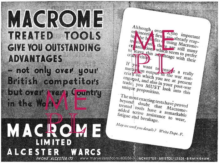  : Macrome Treated Tools
