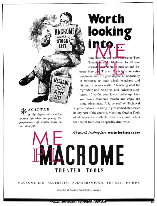 : Macrome Treatments For Cutting Tools : Macrome Treatments For Cutting Tools